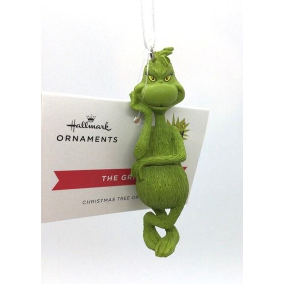 GRINCH DR SEUSS Ornament Christmas Tree Official License "Grinchy Pose" - Picture 1 of 5